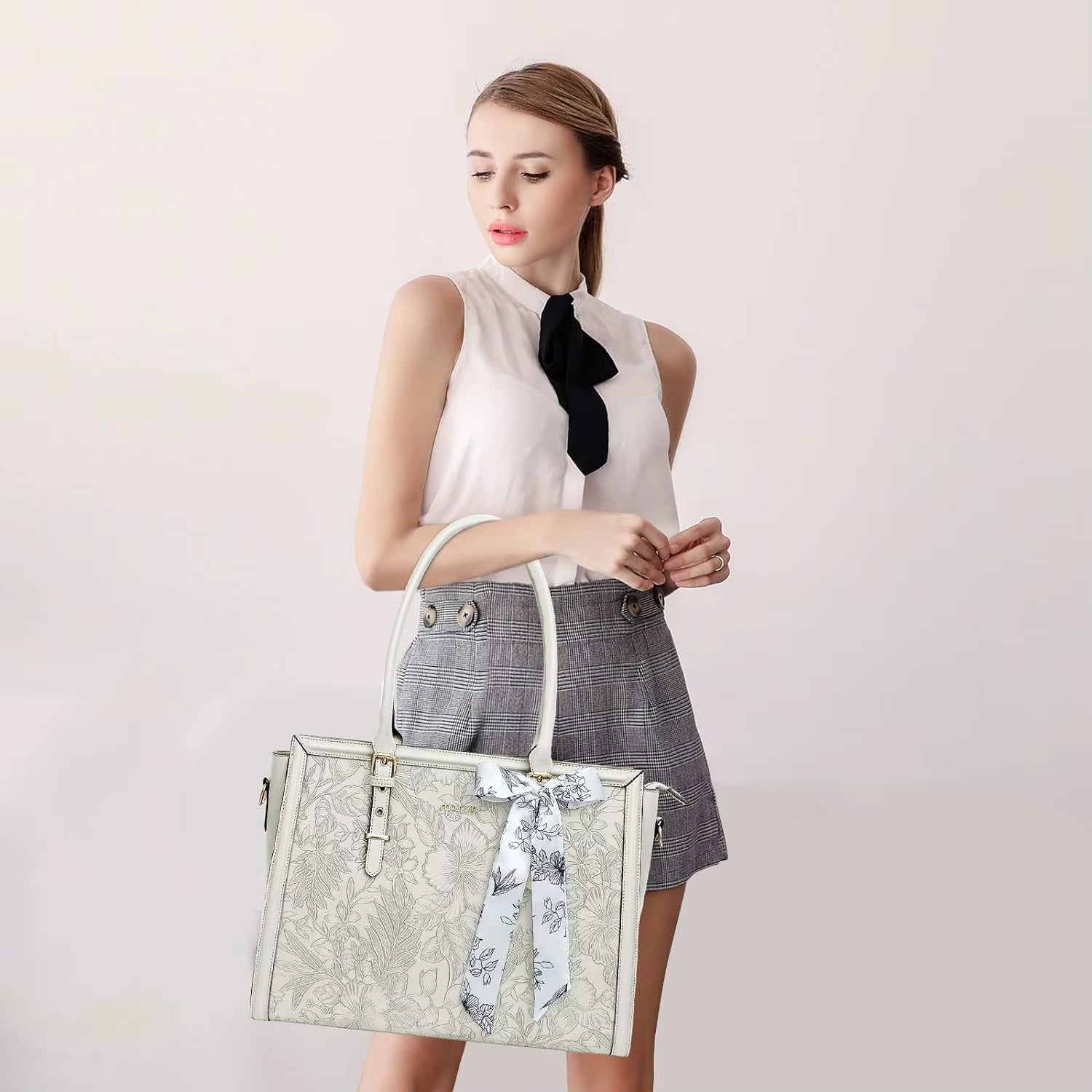 PU Leather MacBook Air Pro Notebook Shoulder Laptop Bag Mssza