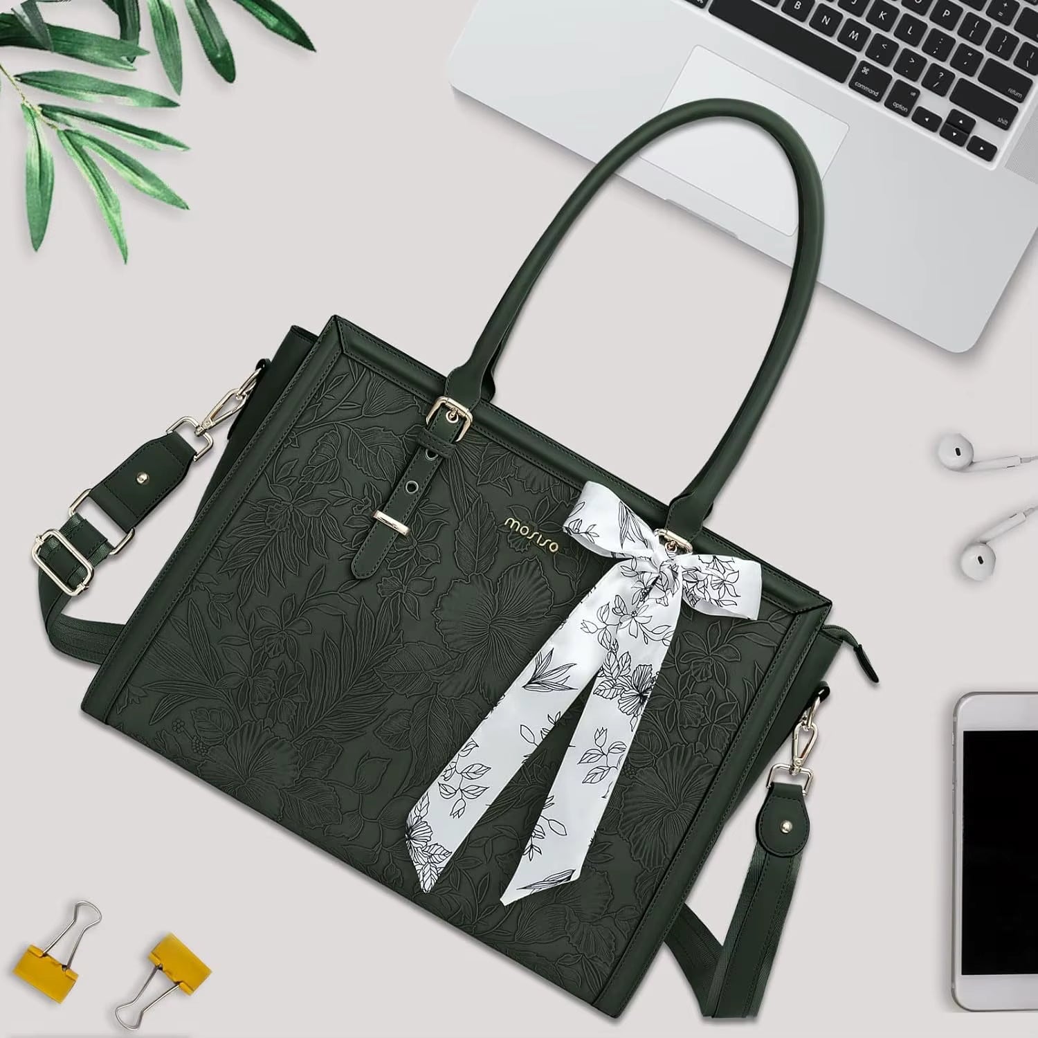 PU Leather MacBook Air Pro Notebook Shoulder Laptop Bag Mssza
