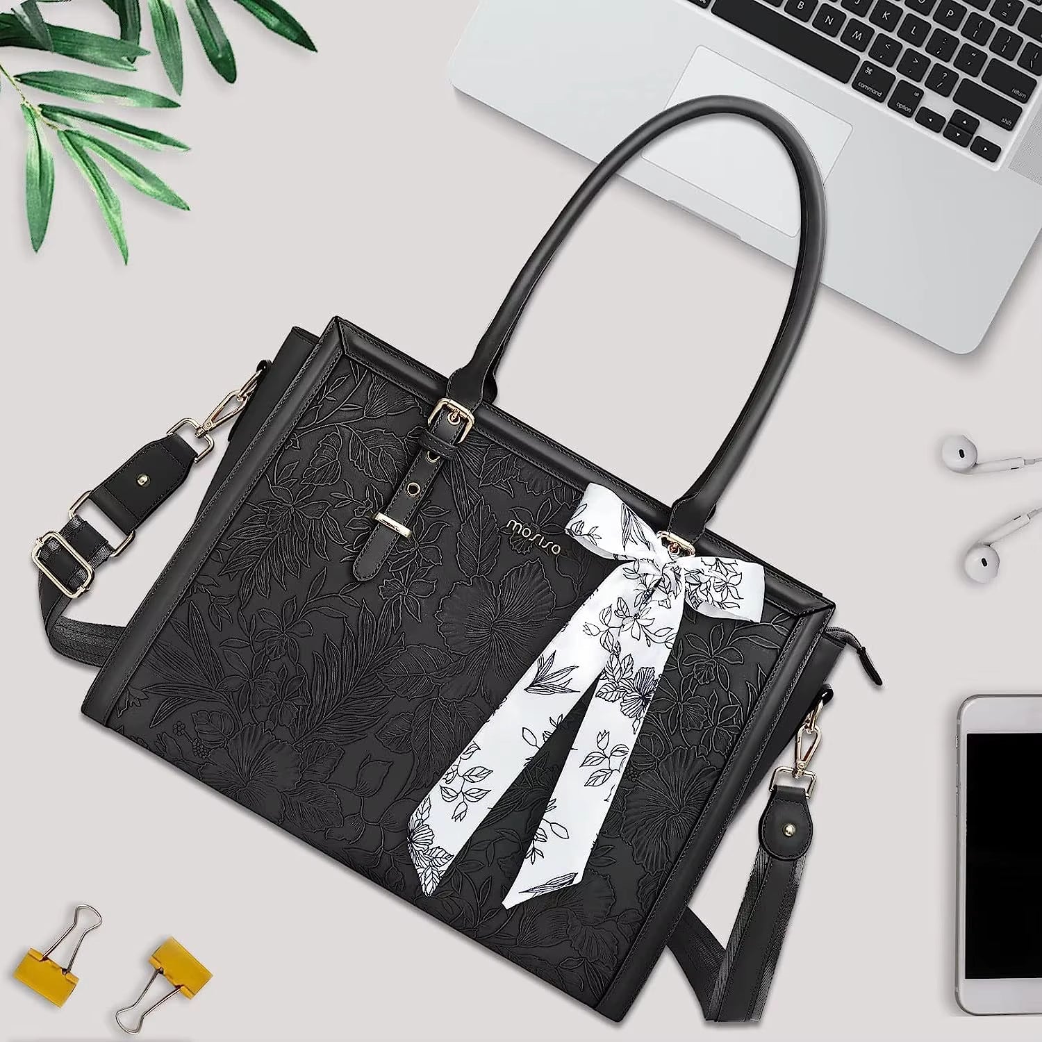 PU Leather MacBook Air Pro Notebook Shoulder Laptop Bag Mssza