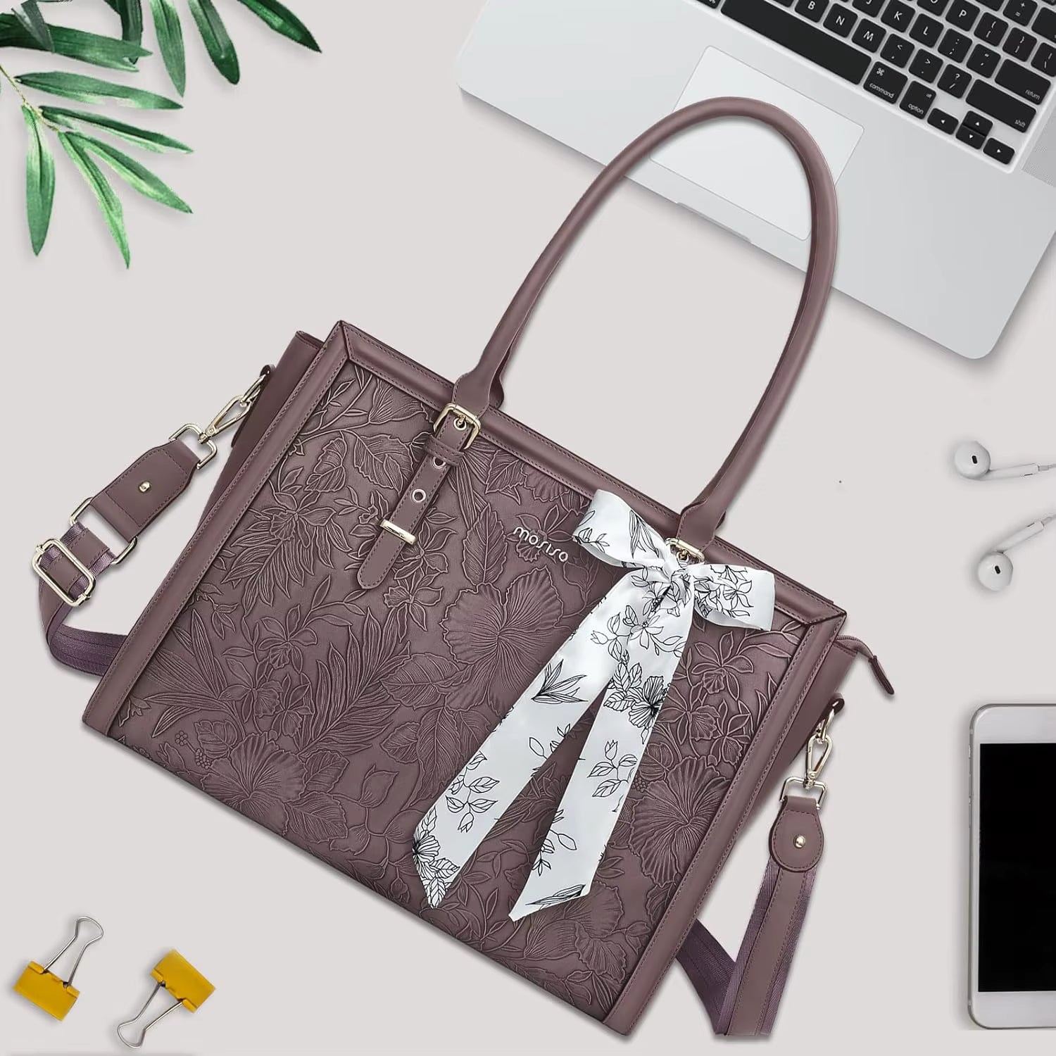 PU Leather MacBook Air Pro Notebook Shoulder Laptop Bag Mssza
