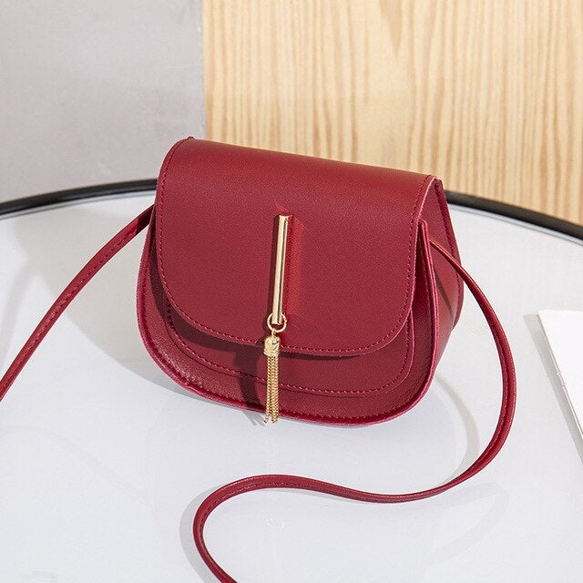 PU Leather Small Shoulder Bag Mssza