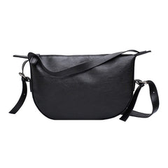 PU Leather Solid Soft Shoulder Bag Mssza