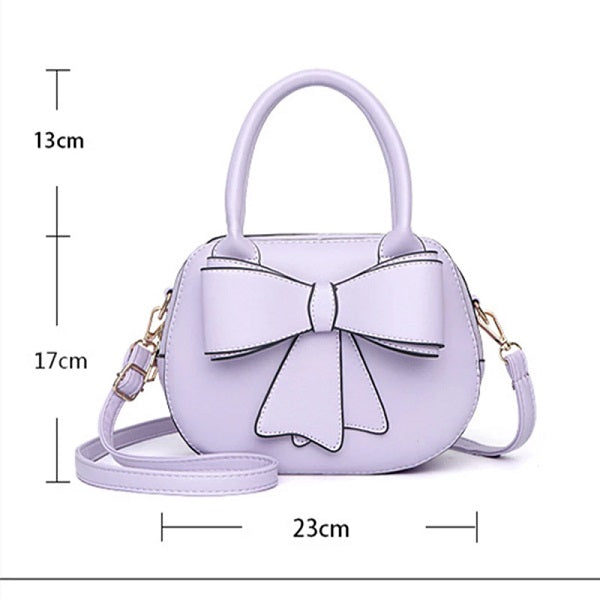 PU Leather Sweet Bow Princess Crossbody Bags Mssza
