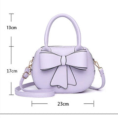 PU Leather Sweet Bow Princess Crossbody Bags Mssza
