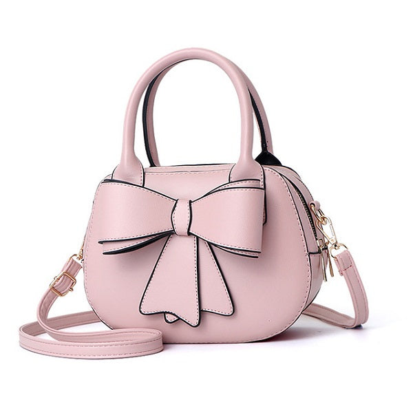 PU Leather Sweet Bow Princess Crossbody Bags Mssza