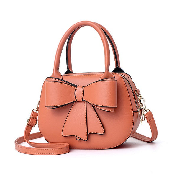 PU Leather Sweet Bow Princess Crossbody Bags Mssza
