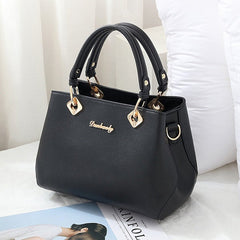 PU Leather Tassel Totes Top-Handle Hand Bags Mssza