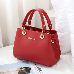 PU Leather Tassel Totes Top-Handle Hand Bags Mssza