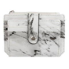PU Leather Zipper Soft Square Small Clutch Wallet Mssza