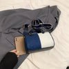 Patchwork Colorblock Denim Casual Street Cross Body Mini Handbags Mssza