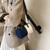 Patchwork Colorblock Denim Casual Street Cross Body Mini Handbags Mssza