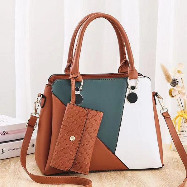 Patchwork large-capacity Totes Purse Crossbody Bags Mssza