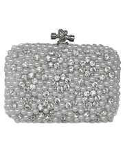 Pearl Beaded Evening Bag Mssza