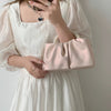 Pearl Handle Square Shoulder Small Messenger Dinner Clutch Purse Mssza