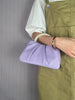 Pearl Handle Square Shoulder Small Messenger Dinner Clutch Purse Mssza