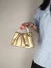 Pearl Handle Square Shoulder Small Messenger Dinner Clutch Purse Mssza