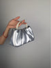 Pearl Handle Square Shoulder Small Messenger Dinner Clutch Purse Mssza