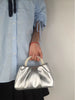 Pearl Handle Square Shoulder Small Messenger Dinner Clutch Purse Mssza