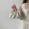 Pearl Handle Square Shoulder Small Messenger Dinner Clutch Purse Mssza