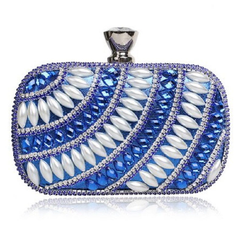 Pearl Imitation Acrylic Clutches Mssza