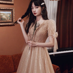 Pearls Beading Tulle Party Dresses Mssaz Desses