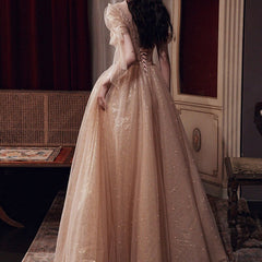 Pearls Beading Tulle Party Dresses Mssaz Desses