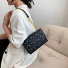 Plaid Designer Pu Leather Shoulder Chain Square Handbags Mssza