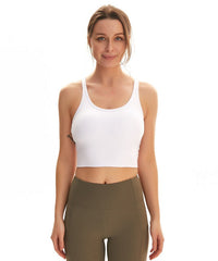 Plain Racerback yoga Fitness short blouses Mssza