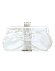 Pleated Silk Evening Bag Mssza