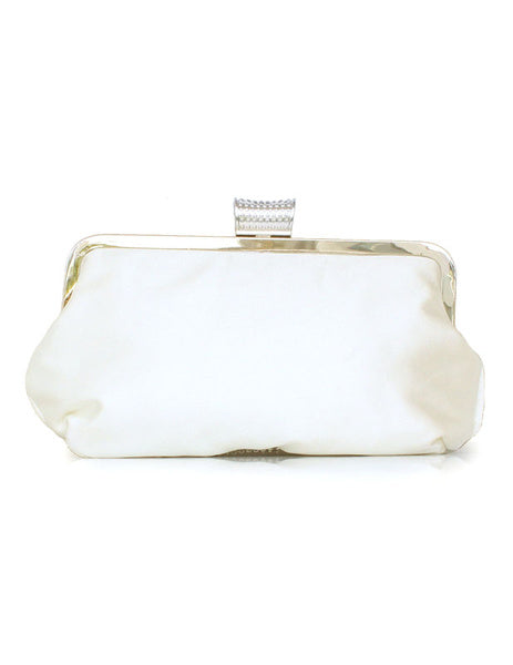 Pleated Silk Evening Bag Mssza