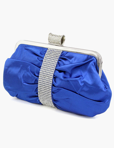 Pleated Silk Evening Bag Mssza