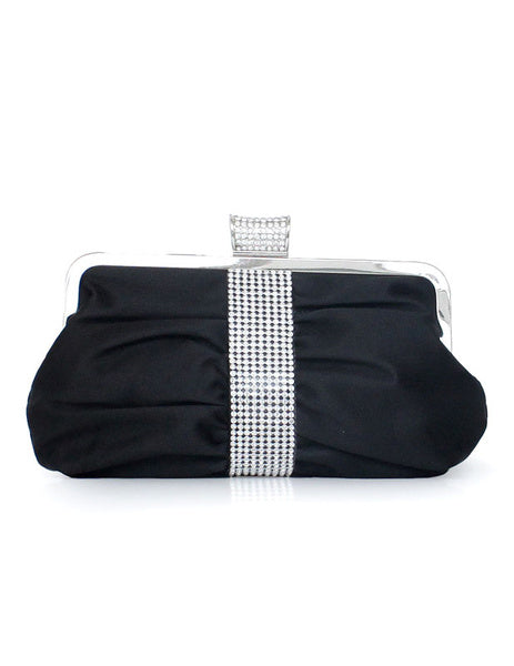 Pleated Silk Evening Bag Mssza