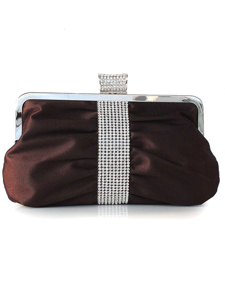 Pleated Silk Evening Bag Mssza