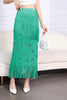 Pleats Half-Body Simple Solid Causal Series Elegant And Vintage Midi skirts Mssza
