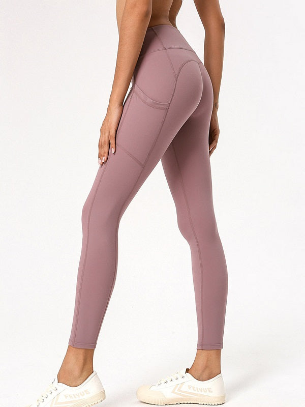 Pockets High Waist Skinny Yoga Legging Mssza