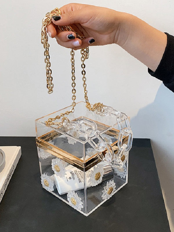 Popular Transparent Small Design Shoulder Bags Mssza