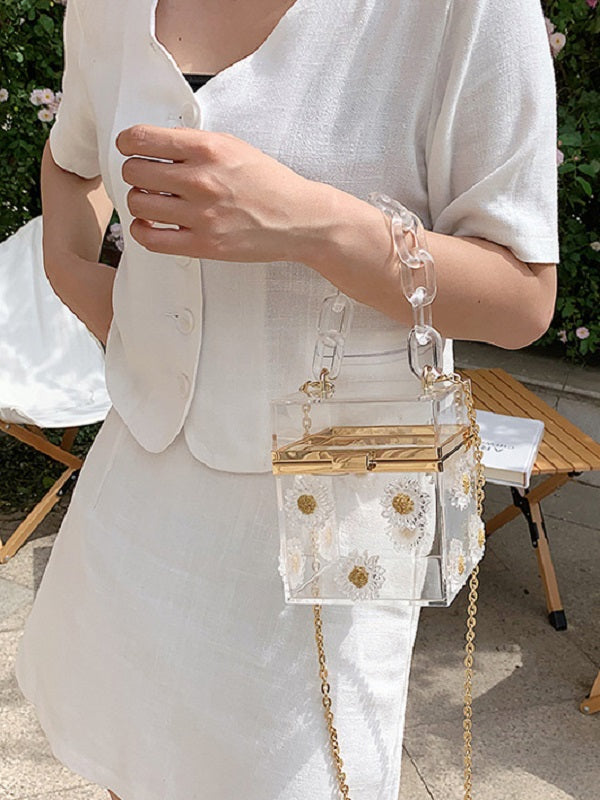 Popular Transparent Small Design Shoulder Bags Mssza