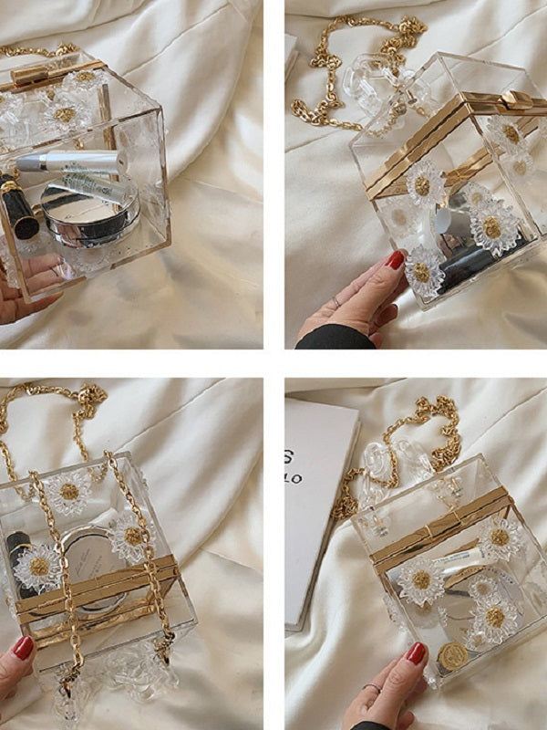 Popular Transparent Small Design Shoulder Bags Mssza