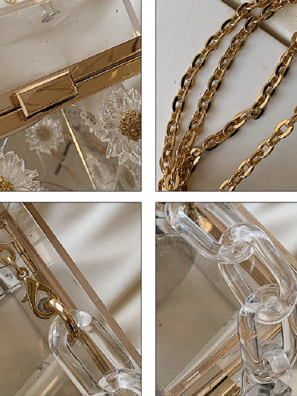 Popular Transparent Small Design Shoulder Bags Mssza