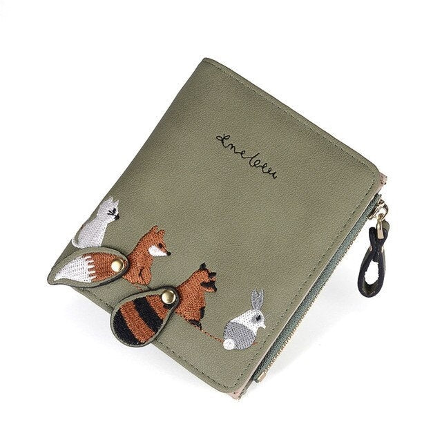 Portable Zipper PU Leather Wallet Mssza