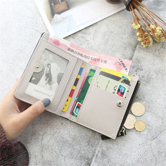 Portable Zipper PU Leather Wallet Mssza