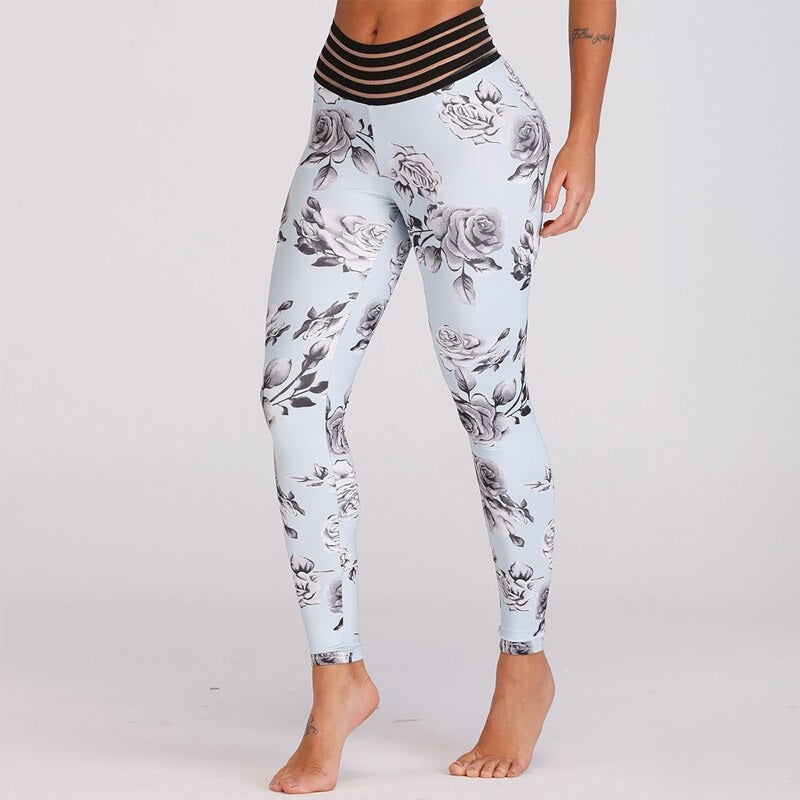 Print Yoga Sport Leggings Mssza