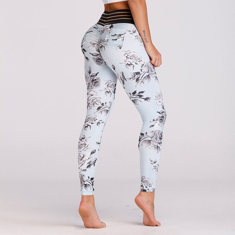Print Yoga Sport Leggings Mssza