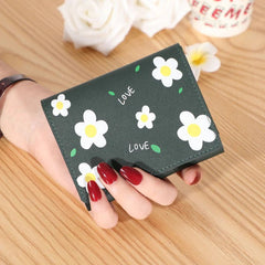 Printed Floral Large Capacity Wallet Mssza
