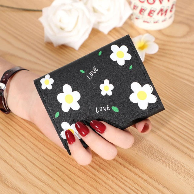 Printed Floral Large Capacity Wallet Mssza