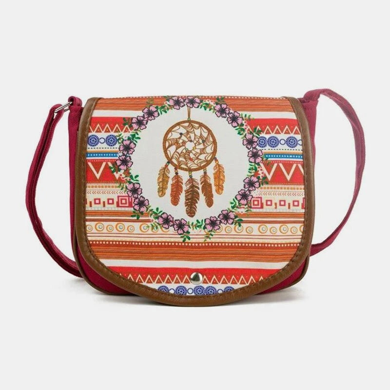 Printed National Nylon Travel Crossbody Bags Mssza