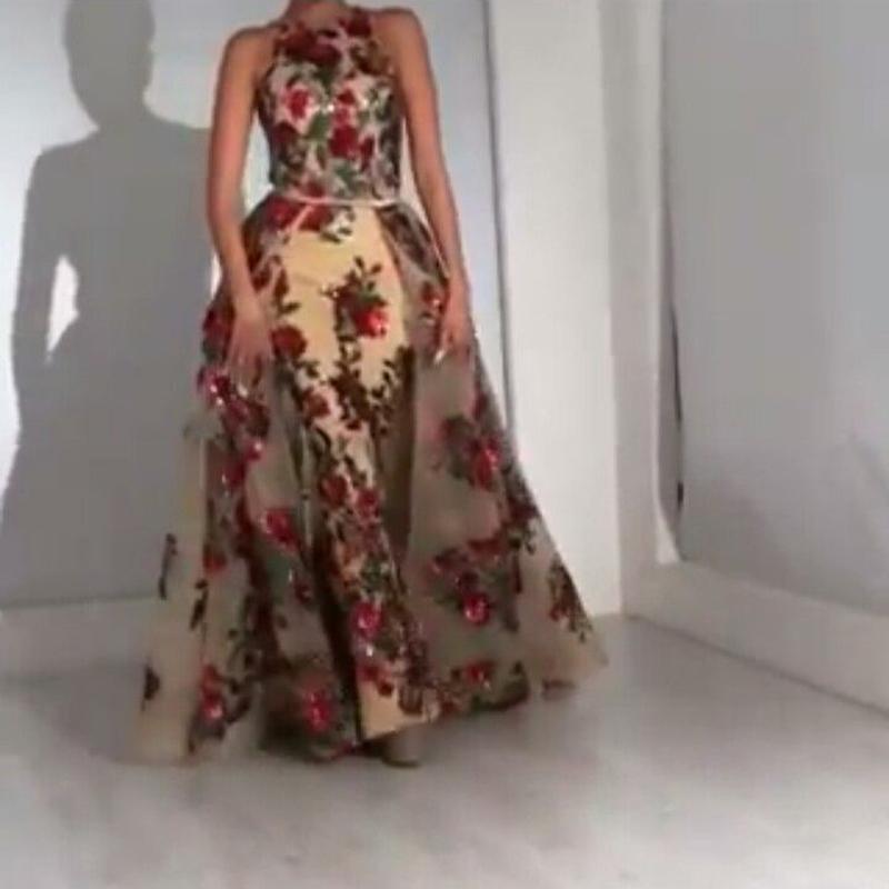 Prom Dresses for Sequin Flower Printed Dress Mssaz Desses