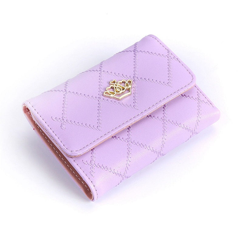 Pu Leather solid Card Holder small wallets Mssza