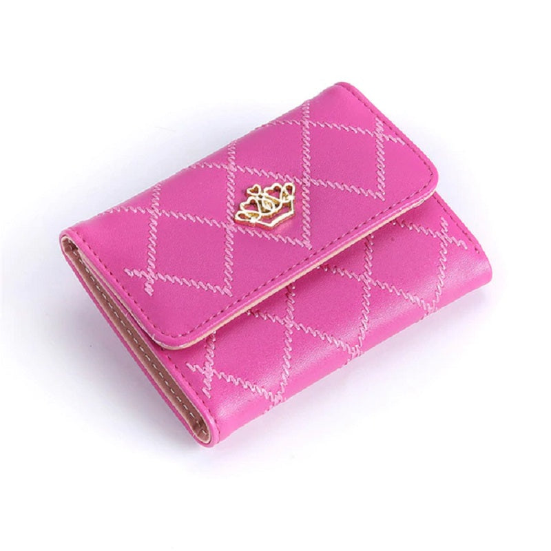 Pu Leather solid Card Holder small wallets Mssza