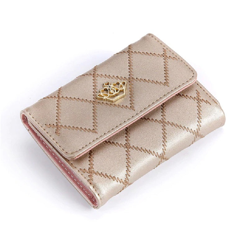 Pu Leather solid Card Holder small wallets Mssza